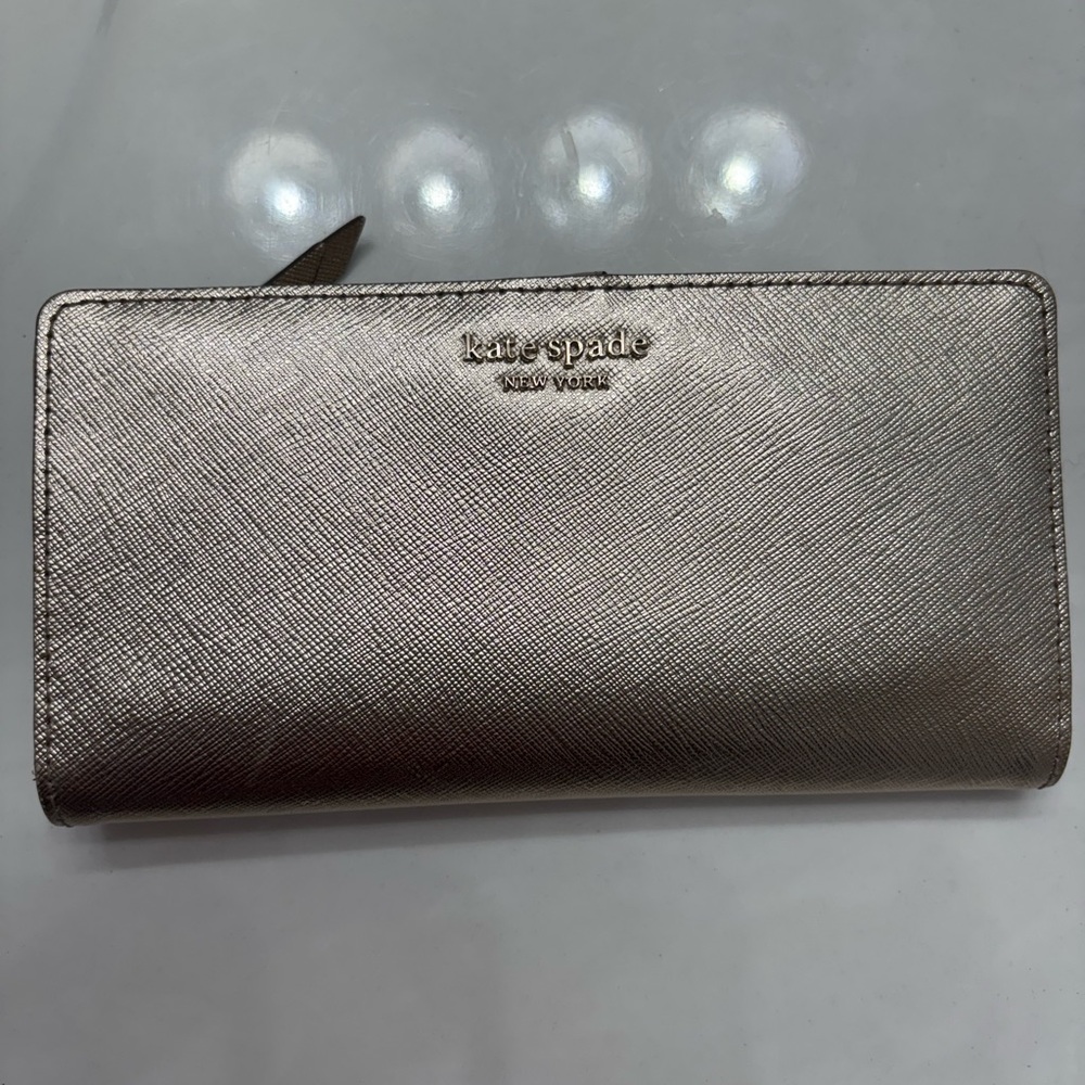 Kate Spade Shimmering Silver Wallet